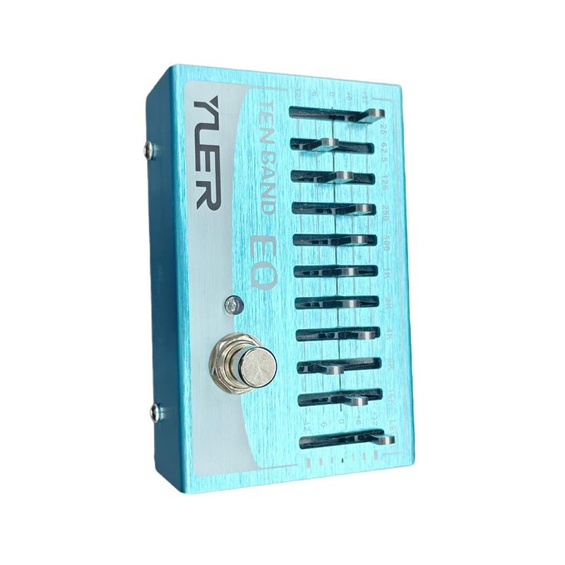 YUER10段均衡单块效果器舞台演出家用低音调节EQ均衡器吉他效果器