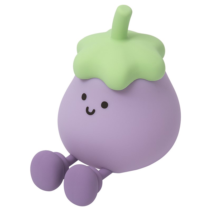 茄子小夜灯卧室睡眠灯夜间床头氛围感小夜灯20新款硅胶拍拍灯