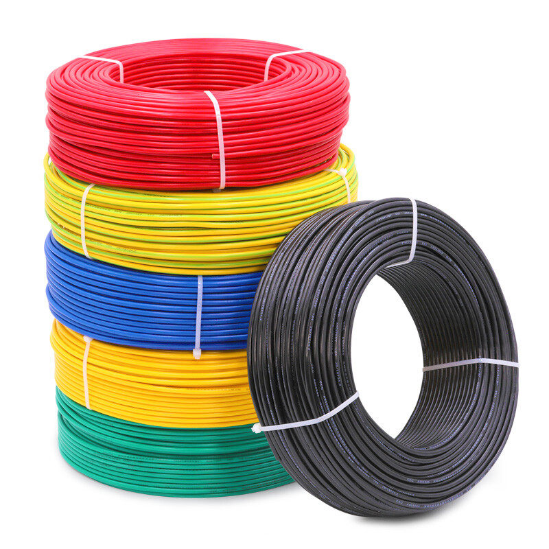 家用电线铜单平方铜芯单芯接地阻燃电缆线