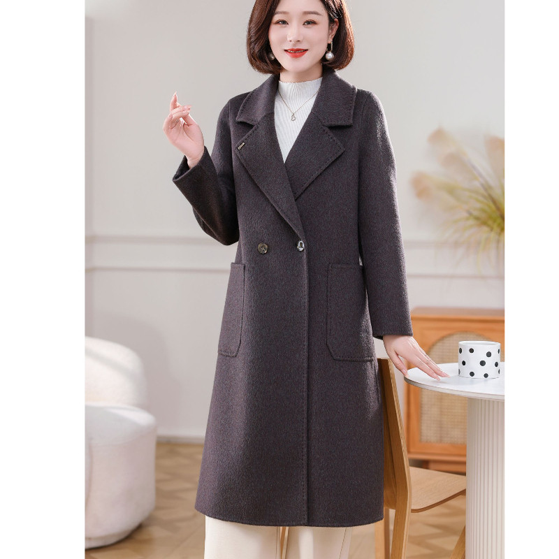 孜洋秋冬双面羊毛大衣长款女西装领骆驼绒毛呢子外套5213,女装/女士精品,毛呢外套,淘宝优惠券,粉丝福利购,淘宝优惠卷