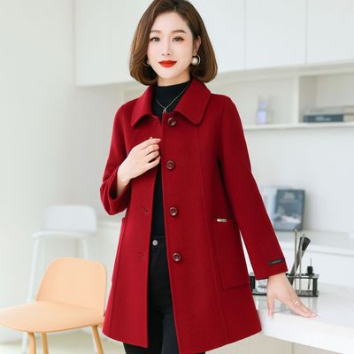 2025春季新款羊毛大衣女