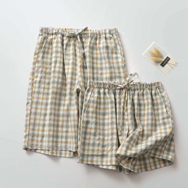 文艺格纹大学生睡裤男5分梭织纯棉布女3分短裤休闲 短裤清新沙滩,3C数码配件,USB多功能数码宝,淘宝优惠券,粉丝福利购,淘宝优惠卷