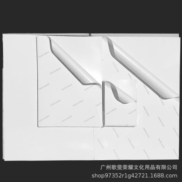 A3A4彩喷背胶相纸光喷墨打印大头贴自粘A6像纸不干胶照片纸