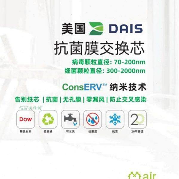 曼瑞德新风系统家用热湿全热交换Net.150 250 350 pro N5新款