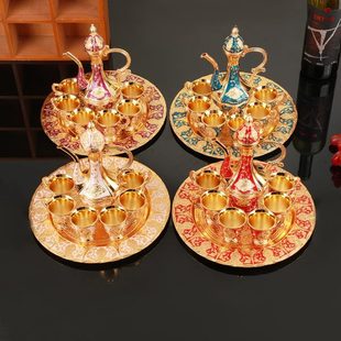 酒具套装 欧式 档欧美轻奢酒店礼品创意脚酒杯酒壶居家客厅摆件