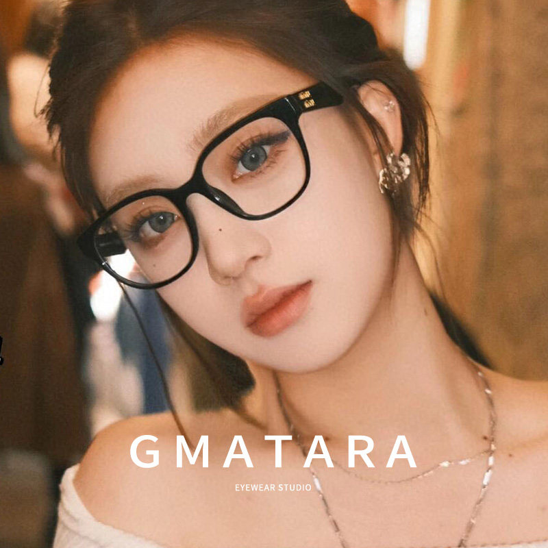 GMATARA黑框显脸小可配度数眼镜