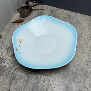 盘子陶瓷大号深盘水果沙拉家用咖喱饭泡面碗汤盘酒店烧菜盘