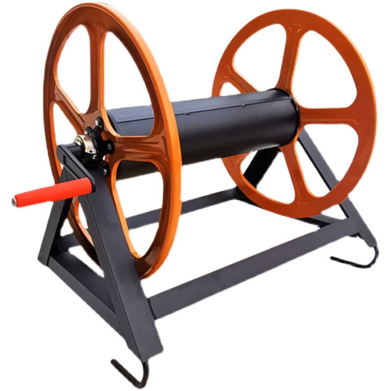 喷雾管卷管机农用打药机打药管绕管架子高压水管收管盘手摇软管架