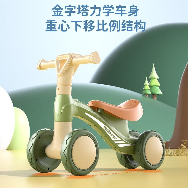 新款学步小儿童平衡滑行车到岁适合两岁宝宝骑的小车防侧翻