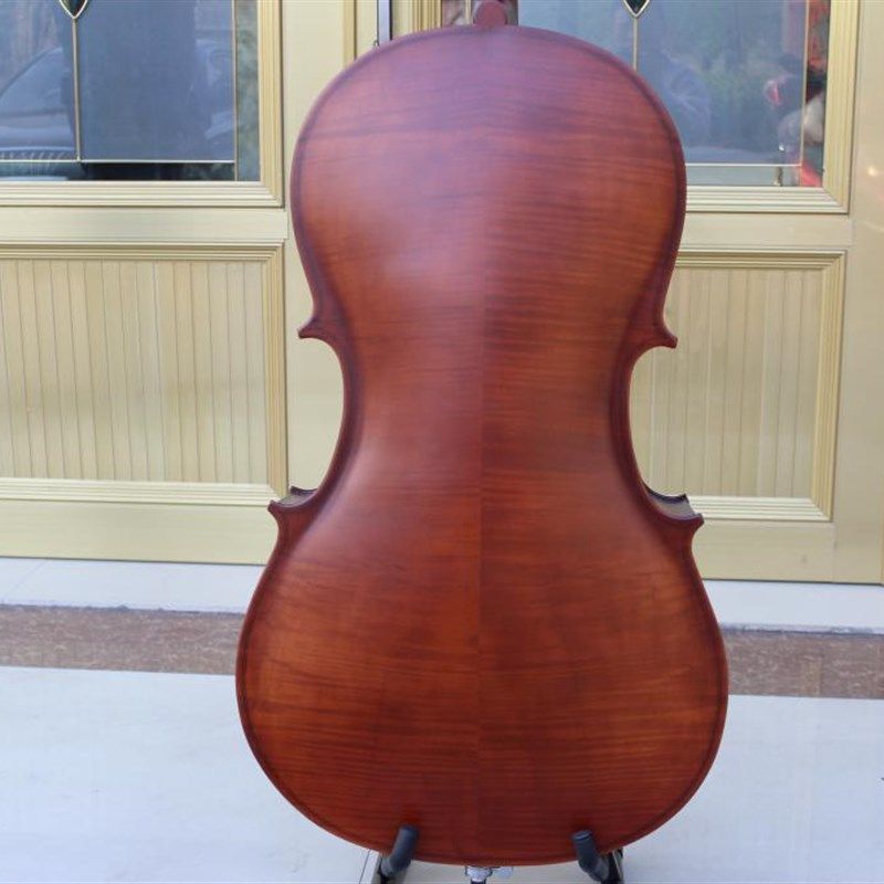 实木大提琴档演奏纯手工虎纹哑光