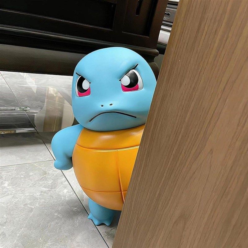 声控呲水汽车杰尼龟车顶车用玩偶汽车大号尾部车尾挂件能