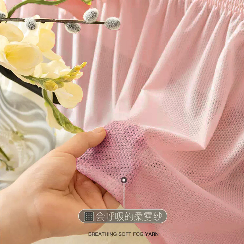 奶油风高级感盖布单双三人沙发套全包万能套罩泡泡通用沙发套罩