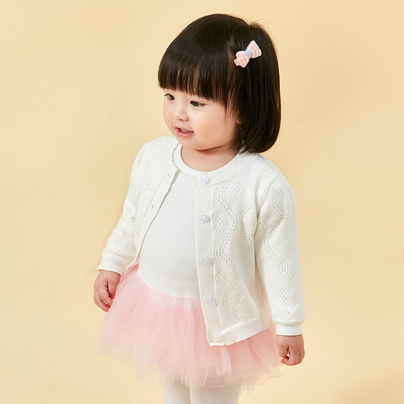 宝宝针织开衫小外套薄款春秋装女童婴儿毛衣儿童针织衫纯棉小外搭,童装/婴儿装/亲子装,毛衣/针织衫,淘宝优惠券,粉丝福利购,淘宝优惠卷
