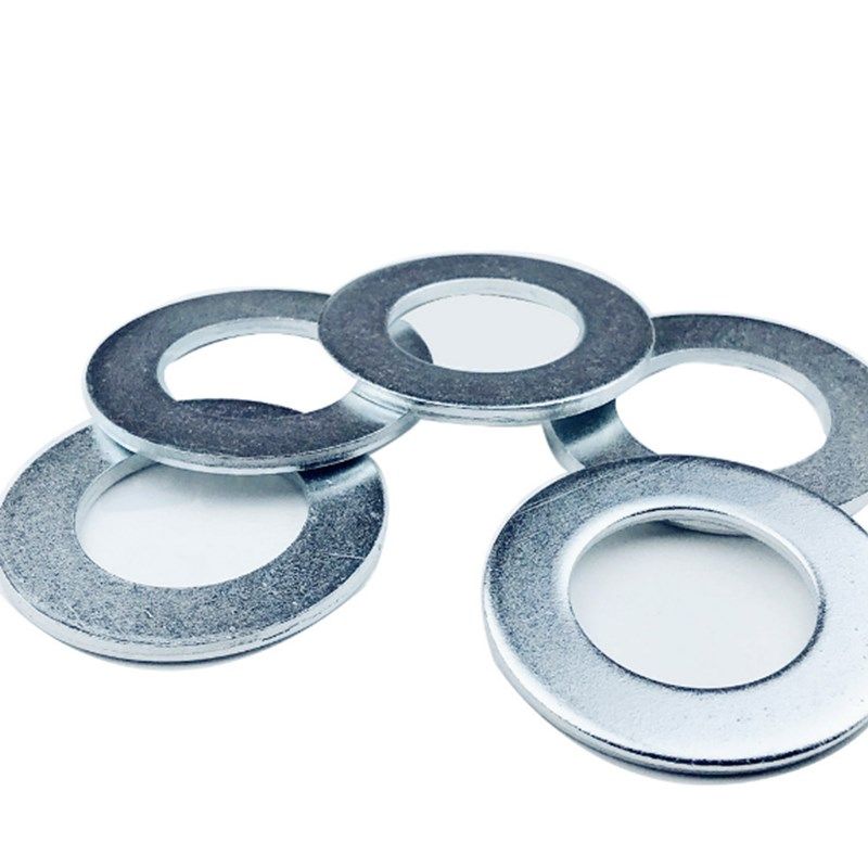 镀锌平垫4.8级垫圈白锌平垫圈金属垫片华司GB97螺丝垫片m2-m48