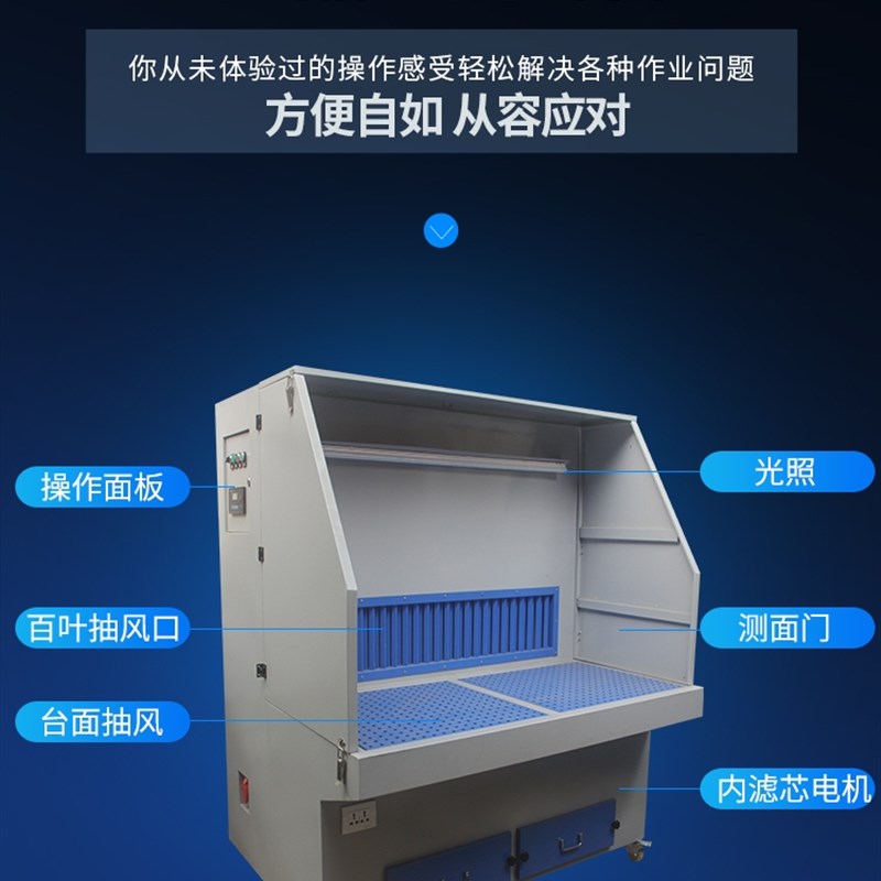 小型新款风腾中国大陆工业立式柜式打磨平台除尘器抛光吸尘台3KW