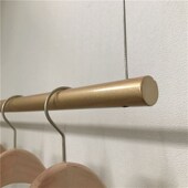 吊顶悬挂衣架上墙挂衣杆子墙上壁挂式 服装 店吊架展示架纳米金女装