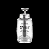 阿毛易修定制版 金属铜水管易出水 按压式 M73酒精瓶 玻璃洗板水瓶