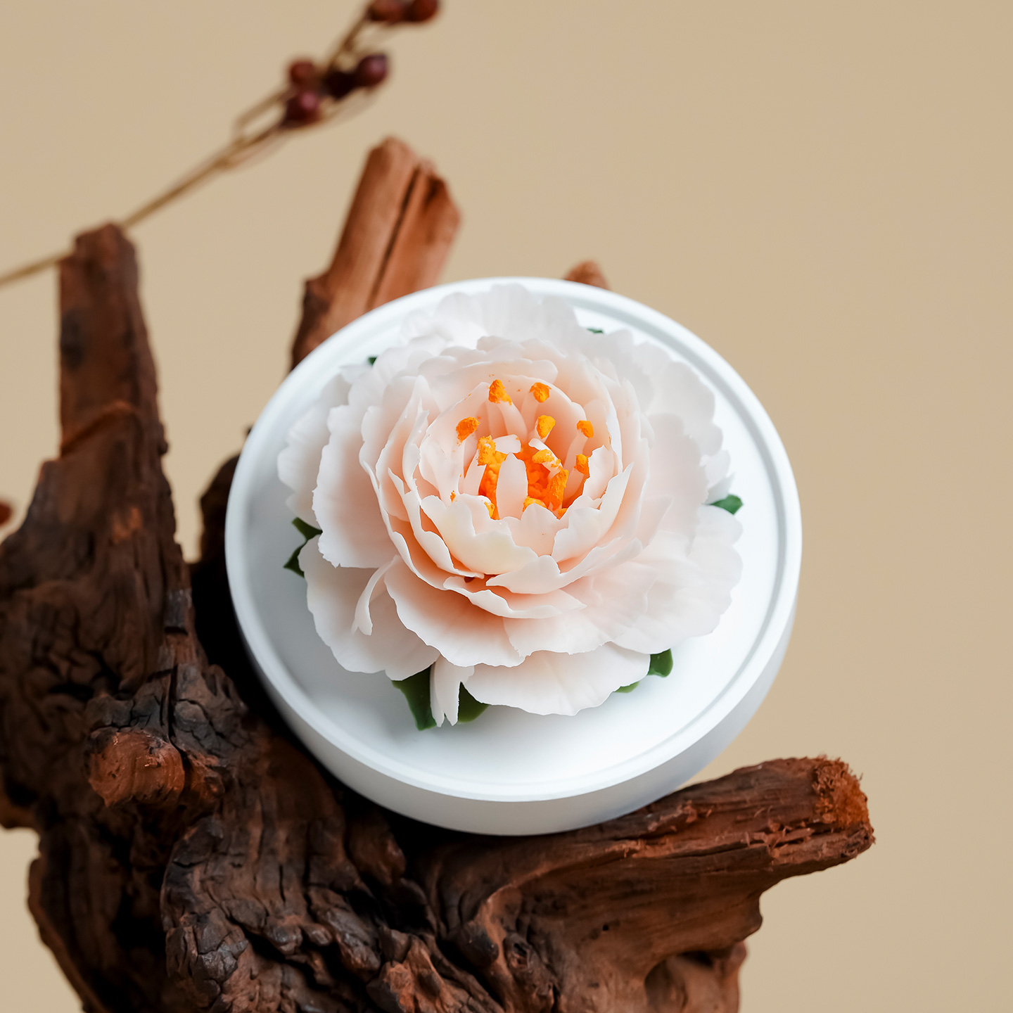 【中秋礼物】芍药扩香石非遗瓷花文创香薰礼盒节日送老师妈妈礼物