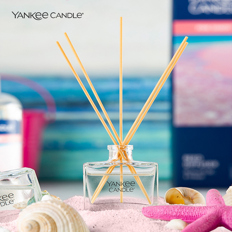 进口Yankee扬基藤条无火香薰净化空气清新祛异味卧室扩香生日礼物