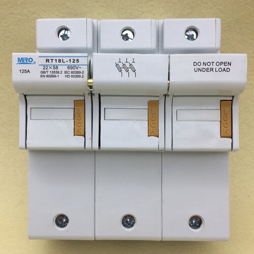 RT18L-125/690V-22X58mm-125A/1P 2P 3P 4P茗熔熔断器底座支持件