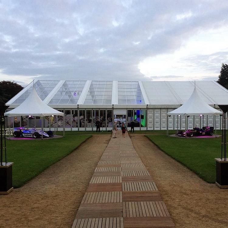 实力厂家直销30米跨度欧式篷房户外活动展览人字顶铝合金篷房