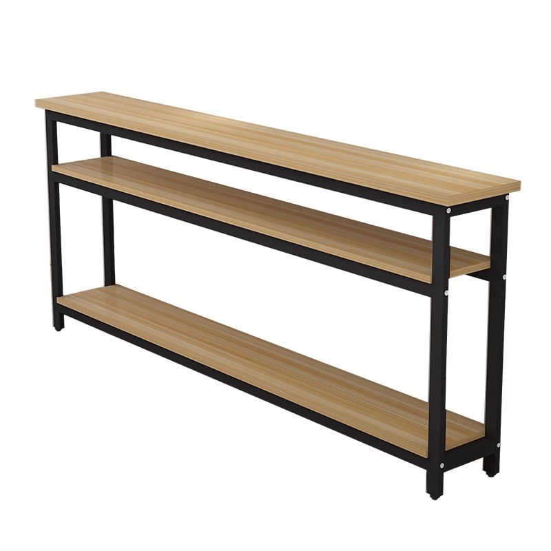 沙发后置物架宽15/20/25/30cm靠墙窄桌床边床尾夹缝多层书桌定制