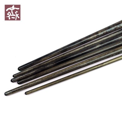 齐水轩水粉笔套装猸子毛油画笔水粉画笔丙烯画笔单支绘画画笔长杆