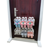 门厅不打孔粘贴小户型门上收纳架 架 柜 鞋 双层门后免钉磁吸安装