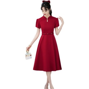 胖mm大码孕妇敬酒服新娘高腰遮肚子平时可穿订婚礼服回门宴连衣裙