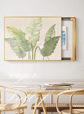 2024新款电表箱装饰画网红高级感电闸箱遮挡挂画配电箱弱电箱遮丑