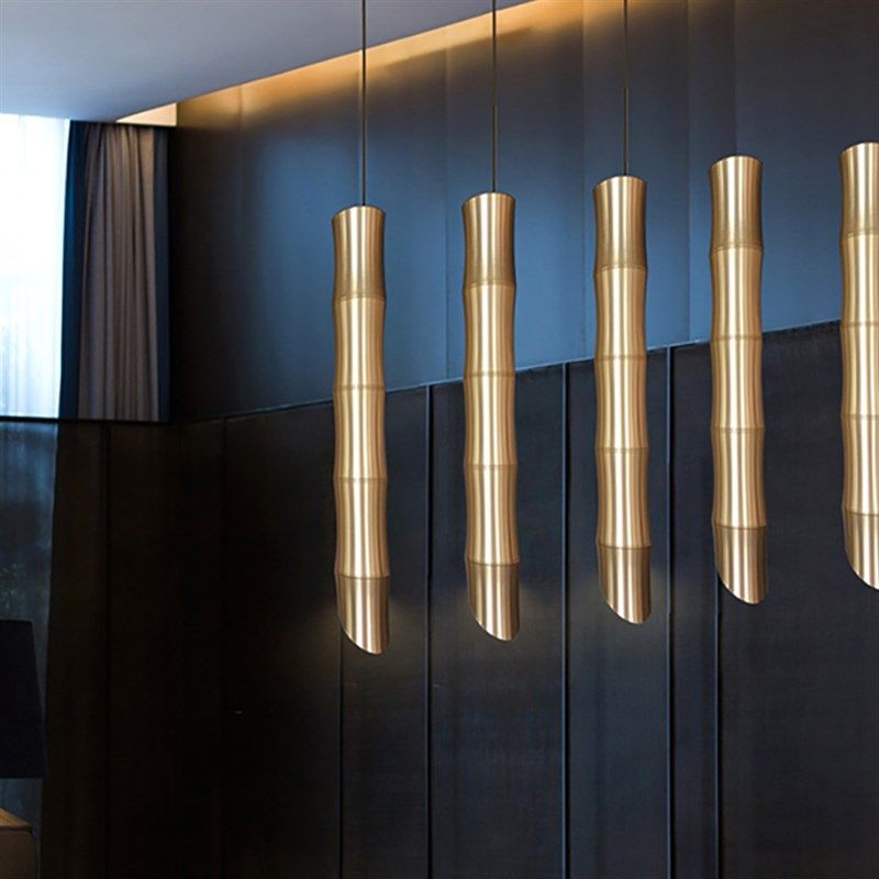竹节吊线射灯竹筒金竹餐厅吧台吸顶灯铝长筒创意艺术LED吊灯防眩,家装灯饰光源,酒店/宴会厅/餐饮吊灯,淘宝优惠券,粉丝福利购,淘宝优惠卷