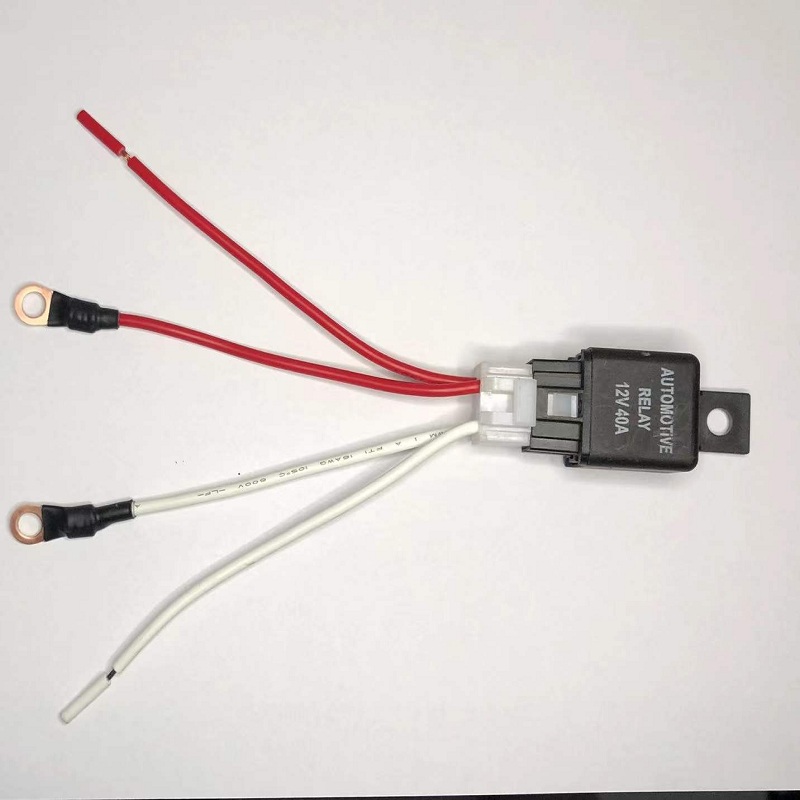 摩托车踏板改装射灯喇叭大功率电器加装继电器断电开关