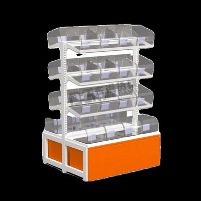 赵一鸣同款零食货架好想来便利店散称食品新款展示架单双面盒子款