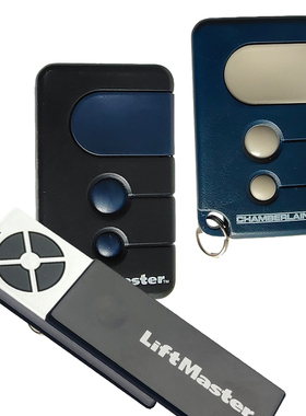 力马车库门遥控器电动翻板卷帘门433滚动码开门机LiftMaster