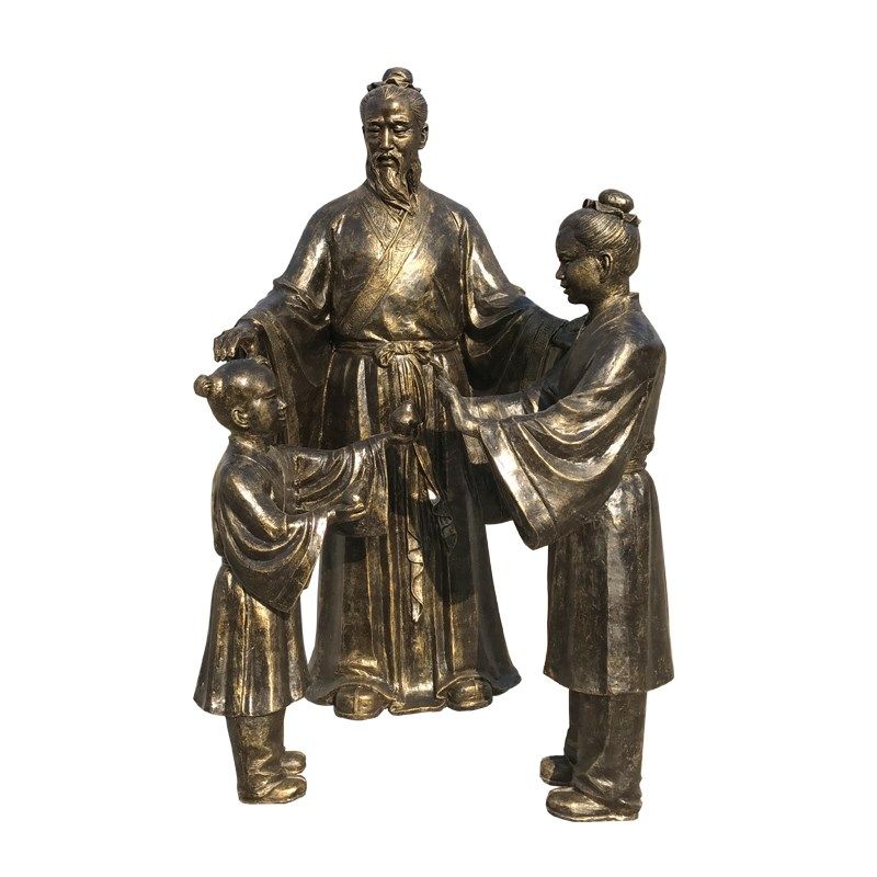 人物肖像定制铸铜玻璃钢雕像大型历史名人铜雕商业街校园装饰雕塑