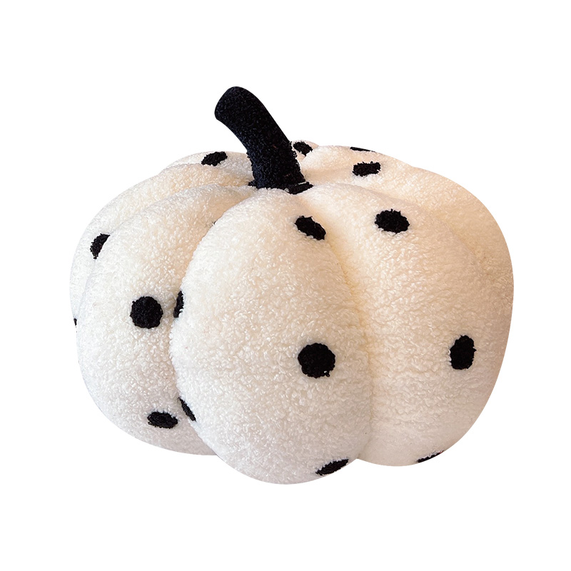 网红可爱迷你小南瓜抱枕靠垫毛绒靠枕沙发装饰南瓜头万圣节波点小