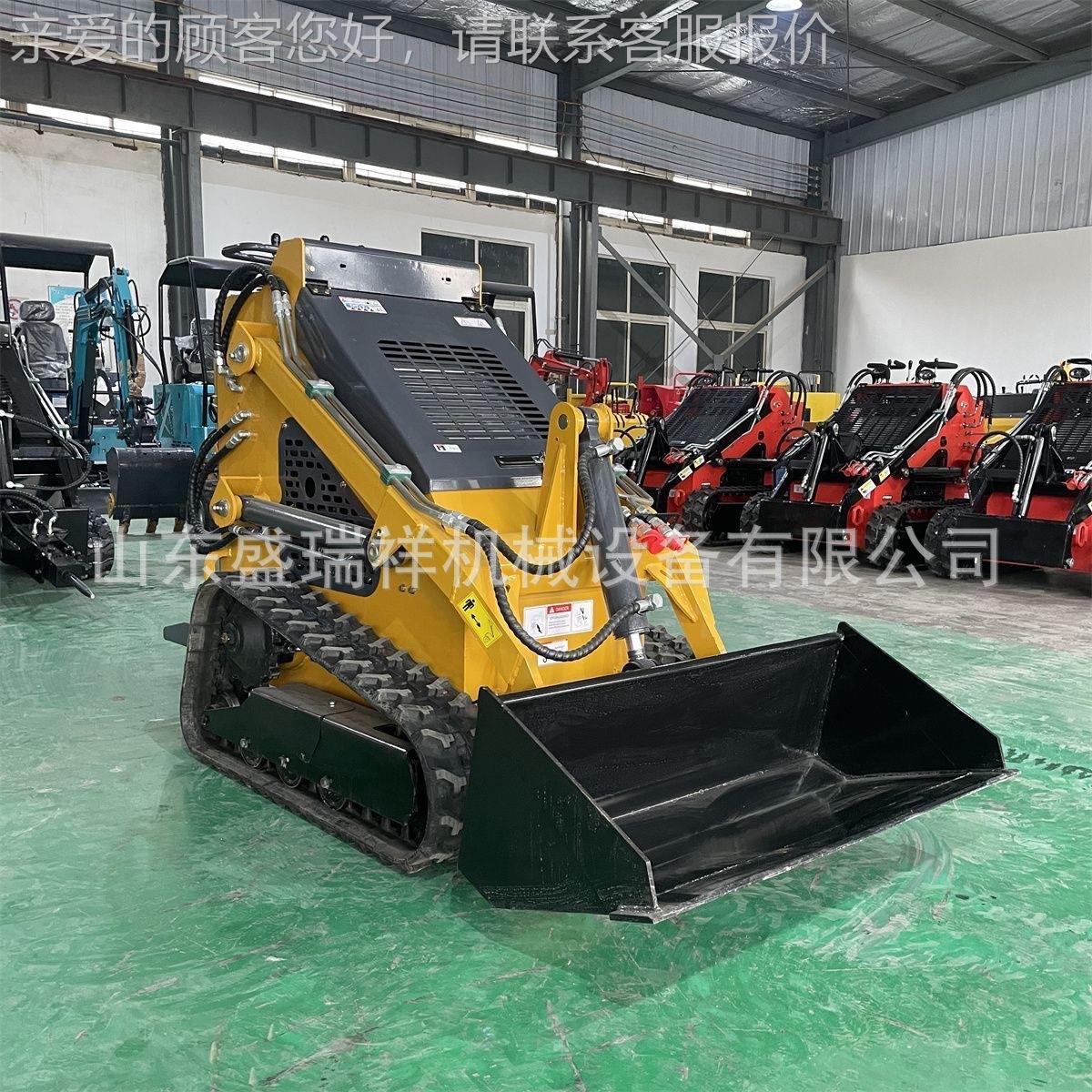 型滑移式装机载建筑工地多功能微装载机轮式履型带小式滑22移小铲