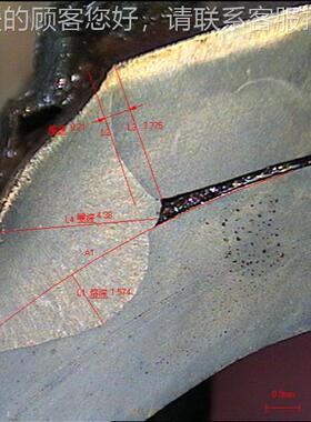 ZOOM80焊接熔汽深显UGM微镜车度摩托车剖面焊接检测深0分析仪