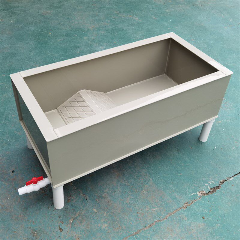 乌龟黄缘龟专用缸饲养箱池小中大型长方形环保PP塑料带排水可定制