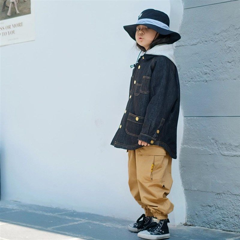 【12/11 10:00上新】羊羔绒连帽牛仔外套 帽子可取,童装/婴儿装/亲子装,儿童牛仔外套,淘宝优惠券,粉丝福利购,淘宝优惠卷