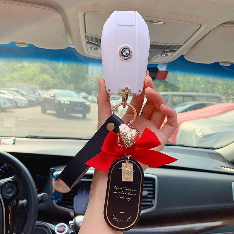 适用宝马钥匙套7系730LI740新5系液晶530LE6系GT扣X5/X7/X3车包壳