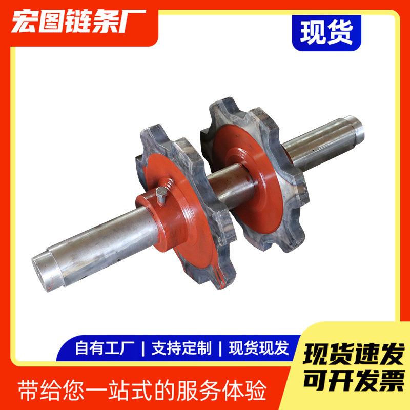 供应工业传动链轮矿用配件锰钢链轮齿轮NE板链提升机链轮