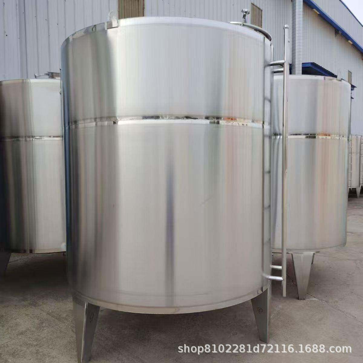 304不锈钢储罐储酒罐1吨3吨5吨白钢酒罐存储罐发酵罐不锈钢储油罐