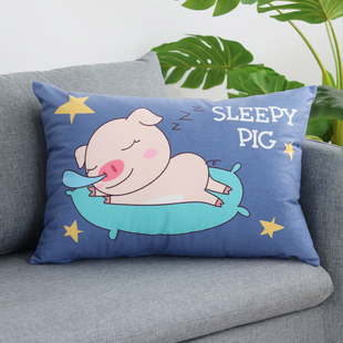 沙发长方形大靠背抱枕靠垫客厅床头A靠枕套大号腰枕可拆洗50X70cm