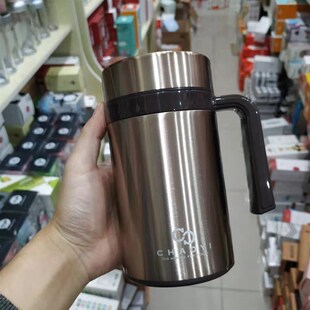 304不锈钢保温杯男士大容量办公室水杯家用带手柄把手泡茶杯子女