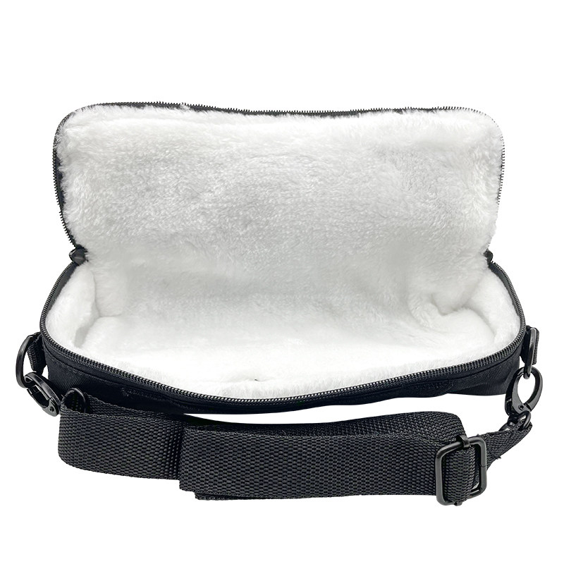 乐器短笛收纳盒子便携箱包皮革木质随行箱子皮U笛子轻体椭圆盒