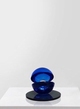 北欧轻奢白水晶家居摆件创意家居装饰品摆件客厅电视柜铁艺摆设