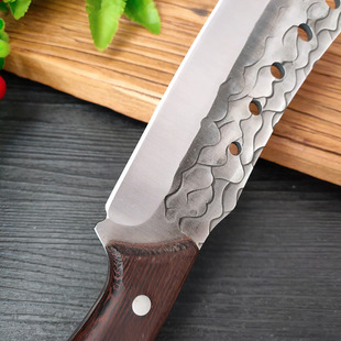 阳江锻打砍骨刀屠夫专用砍柴刀户外劈柴刀家用厨房锋利剁骨斩骨刀
