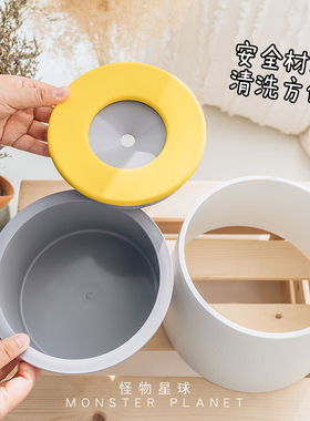 韩国Yogi狗狗碗不湿嘴水碗宠物饮水器浮力漂浮水盆喝水器防打翻