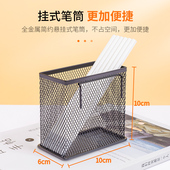 A4金属桌面文件架收纳层架办公桌置物架铁质文件框收纳盒办公室文